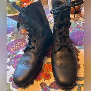 Tod's Black Combat & Moto Boots